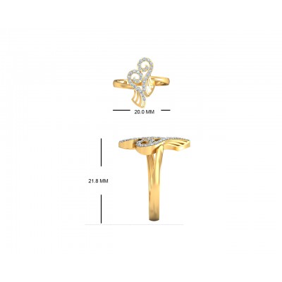 Sana Diamond Pendant set in 14k gold